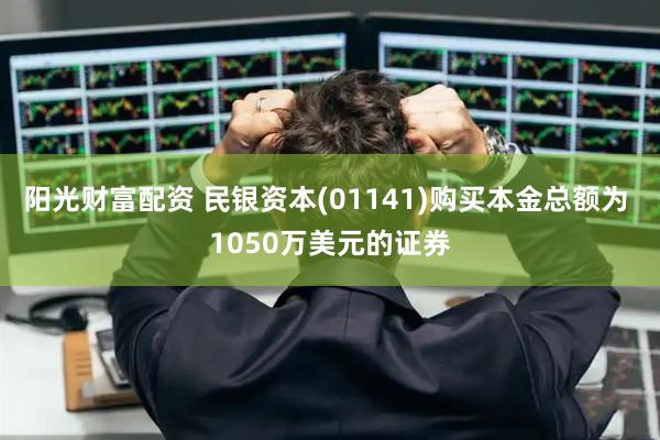 阳光财富配资 民银资本(01141)购买本金总额为 1050万美元的证券